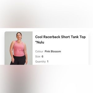 Cool racerback short tank nulu